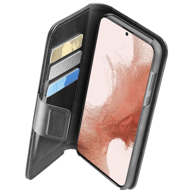Image of Cellular Line Book Agenda per Galaxy S23+ Eleganza e funzionalita' in un'unica soluzione Nero