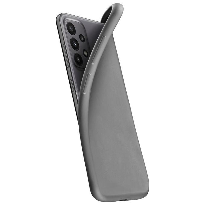 Cellular Line Cover Chroma per Samsung Galaxy A23 4G - 5G Custodia in Gomma Morbida e Colorata Nero