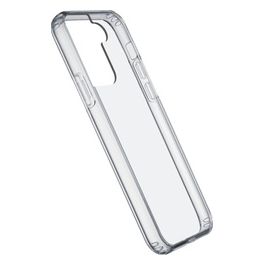 Cellular Line Cover Clear Strong per Galaxy S22+ Custodia rigida con bordi in gomma con tecnologia antibatterica integrata