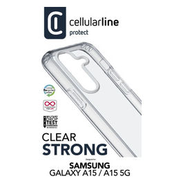 custodia rigida trasparente per Samsung Galaxy A15 5G anti urto bordi gomma