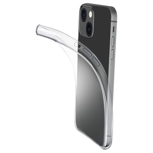Cellular Line Cover Fine per iPhone 14 Cover in gomma morbida ultra sottile e trasparente