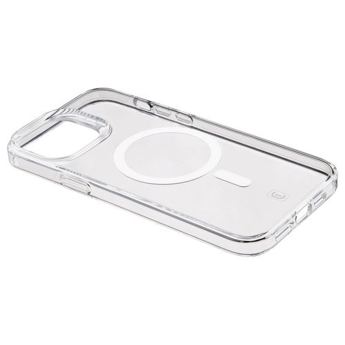 Cellular Line Gloss Mag per iPhone 14 Pro Custodia con magneti per la ricarica e l'aggancio all'alimentatore MagSafe Trasparente