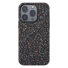 Cellular Line Cover Sensation Dots per iPhone 14 Pro in Silicone Soft-Touch Semi-Trasparente con Effetto Macchiettato Nero