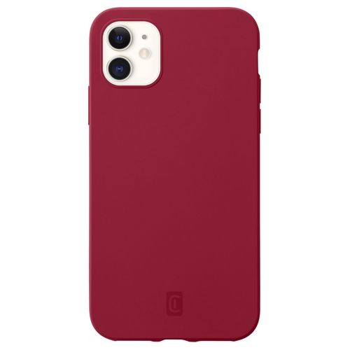 Cellular Line Cover Sensation per iPhone 12 Mini in Silicone Soft Touch Rosso