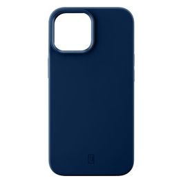 Cellular Line Sensation per iPhone 13 Custodia in silicone soft touch con tecnologia antibatterica Microban® integrata Blu