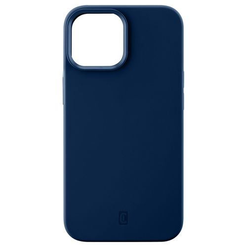 Cellular Line Sensation per iPhone 13 Custodia in silicone soft touch con tecnologia antibatterica Microban® integrata Blu