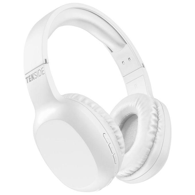 Cellularline BTHEADBATG23W Deep 2.0 Cuffia a Padiglione Bluetooth 5.0 14h Autonomia Microfono Integrato colore Bianco