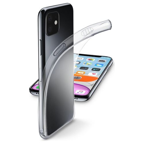 Cellular Line Cover Fine per iPhone 11 Cover in gomma morbida ultra sottile e trasparente
