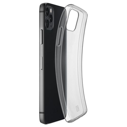 Cellular Line Cover Fine per iPhone 12 / 12 Pro Cover in gomma morbida ultra sottile e trasparente