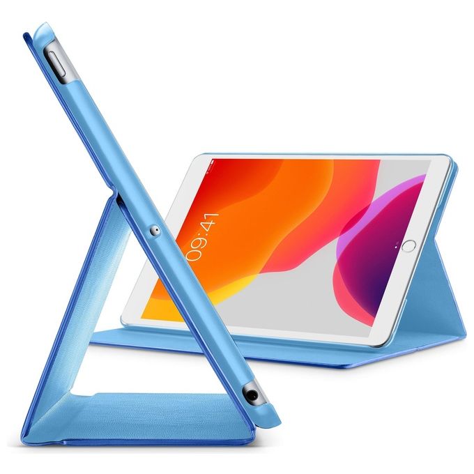 Cellular Line Folio per iPad 10.2'' (2021-2020-2019) Custodia per tablet con funzione stand Blu