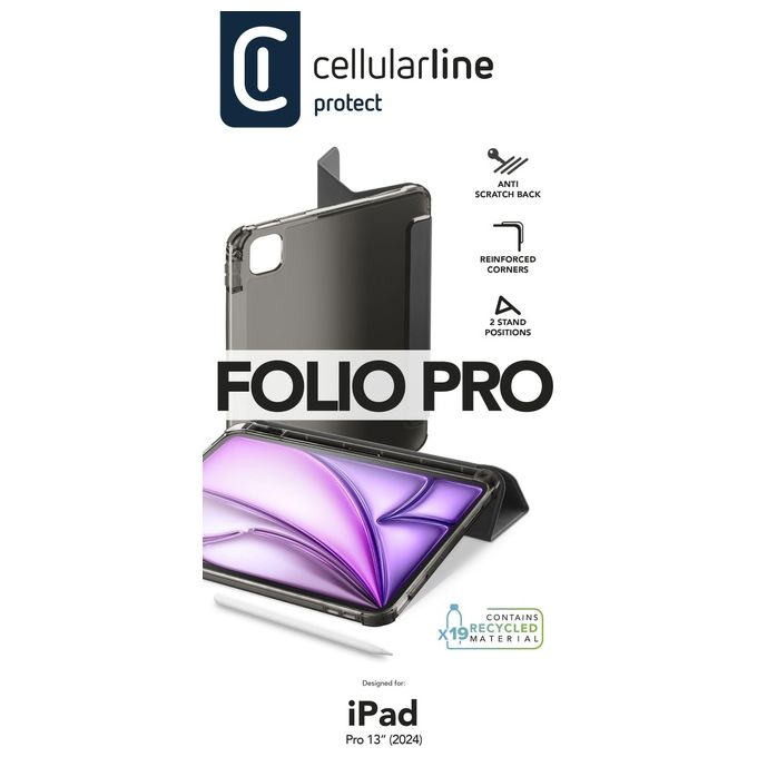 Cellular Line Custodia Folio per iPad Pro 13''