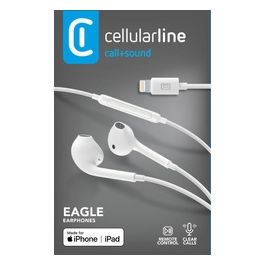 EAGLE Auricolari Mfi per iPhone Bianco