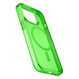 Cellular Line Gloss Mag per iPhone 13 Green Custodia con magneti per la ricarica e l'aggancio all'alimentatore MagSafe Verde