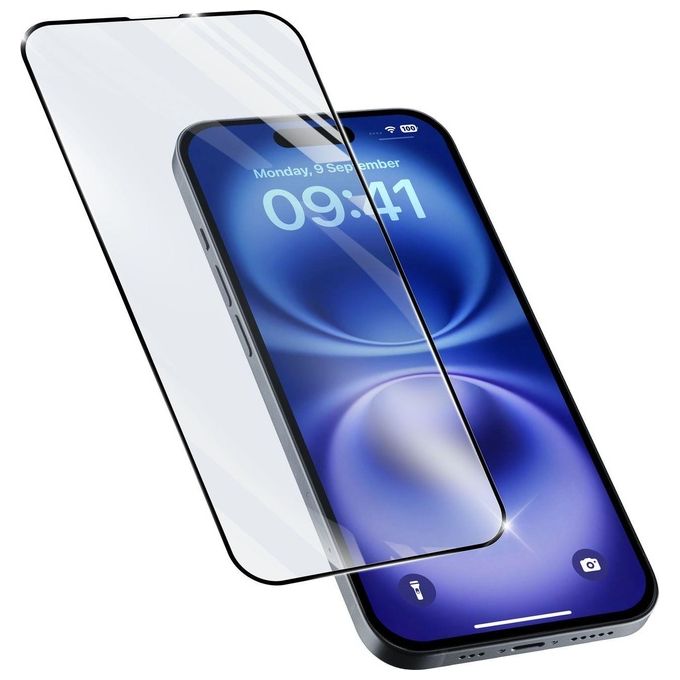 Cellular Line Impact Glass Capsule per iPhone 16