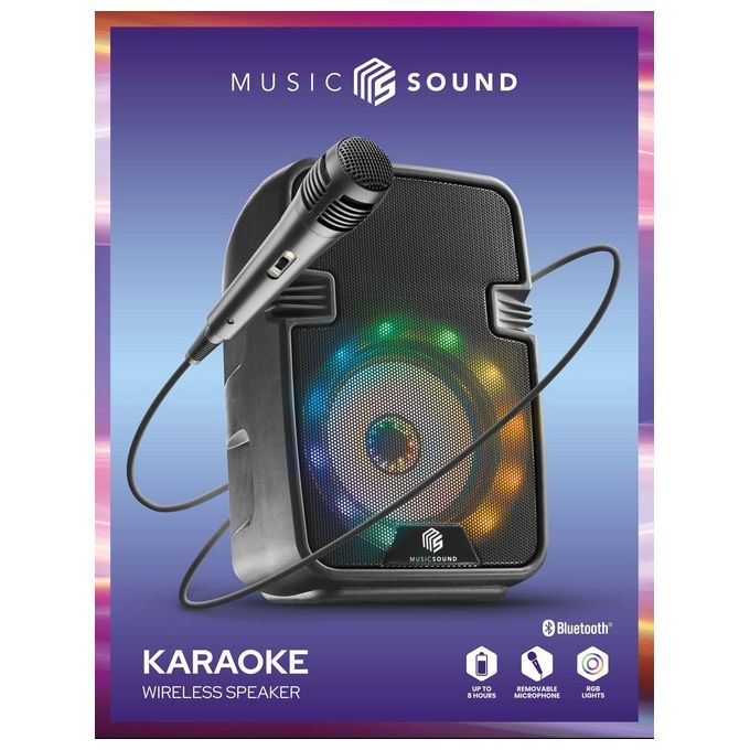 Cellular Line Music Sound Speaker Bluetooth Karaoke