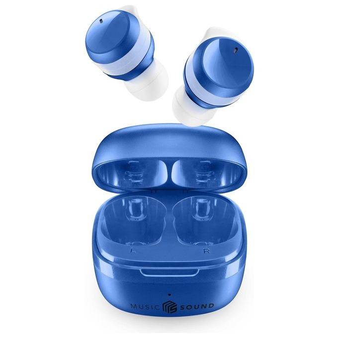 Cellular Line Music Sound Flow Auricolare Wireless In-ear Bluetooth Blu