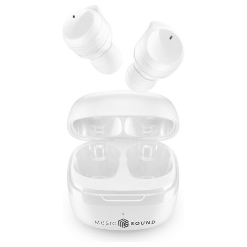 Cellular Line Music Sound Flow Auricolare Wireless In-ear Bluetooth Bianco