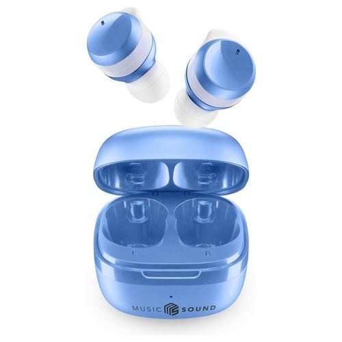 Cellular Line Music Sound Flow Auricolare TWS Bluetooth Azzurro