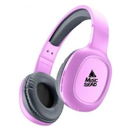 Cellular Line Music Sound Cuffie con Microfono Bluetooth Rosa