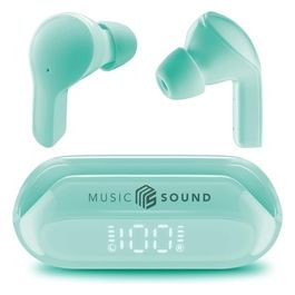 Cellular Line Music Sound Auricolare Bluetooth TWS SLIDE Wireless Design In-Ear Dotato di Display Le
