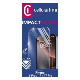Cellular Line Pellicola Protettiva per iPhone 16 Pro