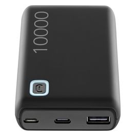 Cellular Line Power Bank ESSENCE 10000 Caricabatterie portatile da 10000mAh Nero