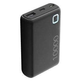 Cellular Line Power Bank ESSENCE 10000 Caricabatterie portatile da 10000mAh Nero