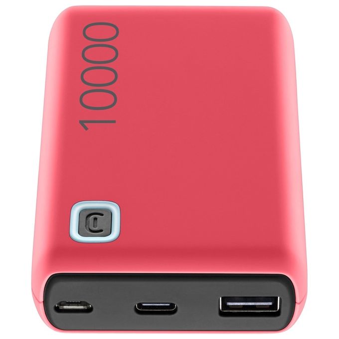 Cellular Line Power Bank ESSENCE 10000 Caricabatterie portatile da 10000mAh Rosa