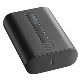 Cellular Line PowerBank Thunder 10000 Usb Type-C Caricabatterie Portatile Extra Compatto Nero