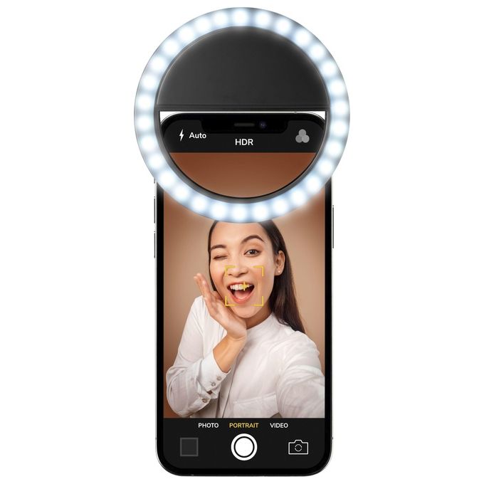 Cellular Line Selfie Ring Pocket Nero