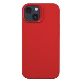 Cellular Line Sensation per iPhone 14 Custodia in Silicone Soft Touch con Tecnologia Antibatterica Microban Integrata Rosso