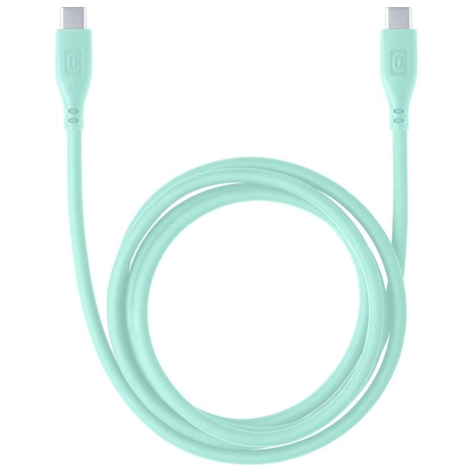 Cellular Line Soft cable Cavo soft touch da USB-C a USB-C 1,2mt Verde