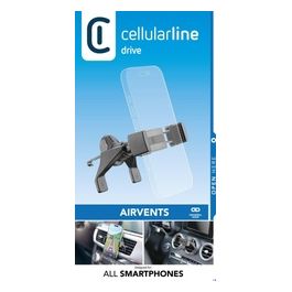 Cellular Line Supporto Auto per Smartphone Spin Fit Nero