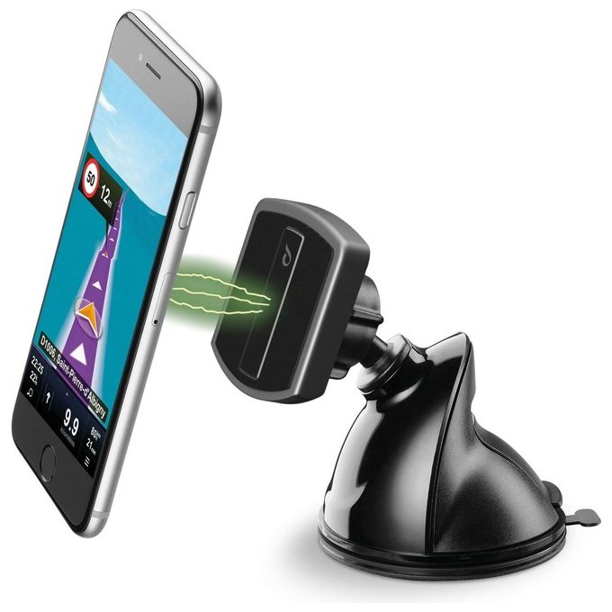 Cellular Line Touch Flexi Universal Supporto smartphone da auto magnetico con fissaggio a ventosa