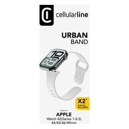Cellular Line Urban Band per Apple Watch 42/44mm Bianco