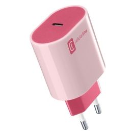 Cellular Line USB-C Charger #Stylecolor Universal Caricabatterie da Rete 20W Colorato Rosa