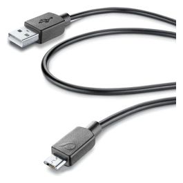 Cellular Line Power Cable Cavo MICRO USB per ricarica e trasferimento dati 0,6mt Nero