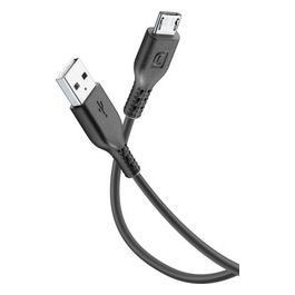 Power Cable Cavo MICRO USB per ricarica e trasferimento dati 0,6mt Nero