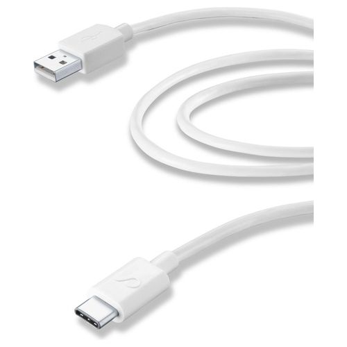 Cellular Line Power Cable Cavo USB-C per ricarica e trasferimento dati 2mt Bianco