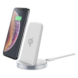 Cellular Line Wireless Fast Charger Stand Kit per iPhone X Bianco