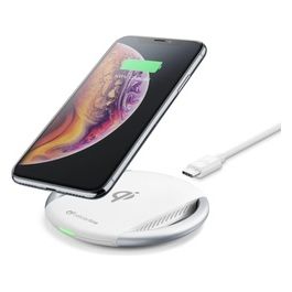 Cellular Line Wireless Fast Charger Kit per iPhone X Bianco