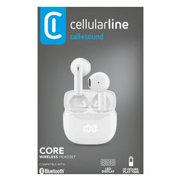 Auricolare Bluetooth TWS CORE Bianco