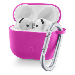 Bounce Custodia Silicone Rosa per AirPods 4/4 ANC
