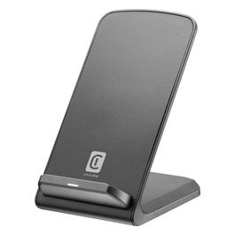 Cellularline Easy Stand Wireless Charger Caricabatterie Wireless con Certificazione Qi Nero