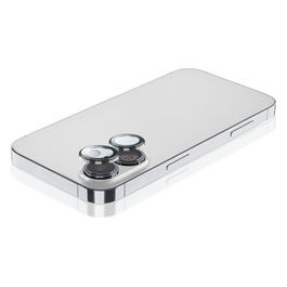 Ring, Protezione Lente Fotocamera in Vetro Temperato per iPhone 16 e 16 Plus, Trasparente