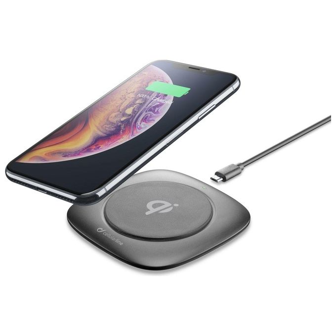 Cellular Line Easy Wireless Charger Caricabatterie Wireless 10W Nero