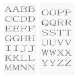 Celly 3D Stickers Letters Silver