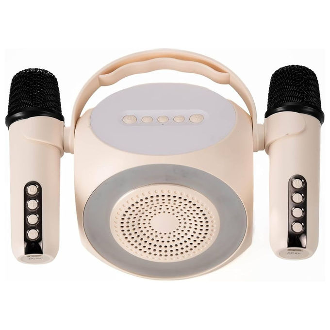 Celly BOOMBOX45WH Altoparlante Wireless 45W con Microfono Wireless Bianco