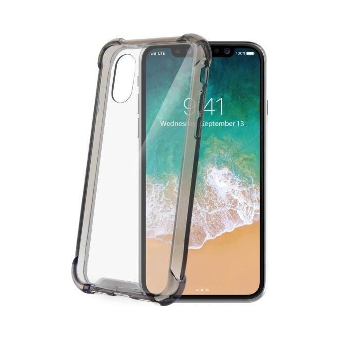 Celly Armor Cover per iPhone X Nero