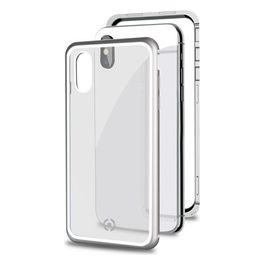 Celly Attraction Case per iPhone XS Max Silver